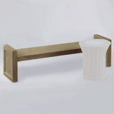 Keystone Stone Garden Bench