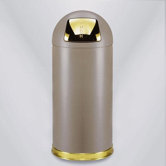 Crowne 15 Gal.  Round Top Receptacle