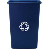 Slim Jim Recycling Container in Blue