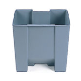 19-Gallon Step-On Rigid Liner in Gray