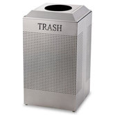 Silhouette Waste Square Receptacle
