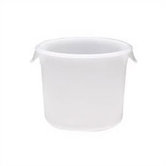 Polyethylene Round Storage Container (6 U.S. qt.)