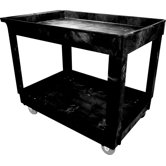 2  Shelf Food Service & Utility Truck with 4" Casters (large)