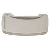 Sturdy Chair Microban Youth Seat Tray Plastic in Platinum