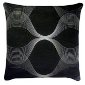 Clairmont Embroidered Feather Down Decorative Pillow