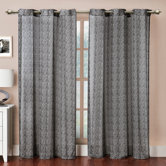 Georgette Leopard Printed Polyester Window Panel