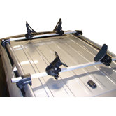 Saddle Up Pro Universal Car Rack Kayak Carrier (Set of 4) with Bow and Stern Lines