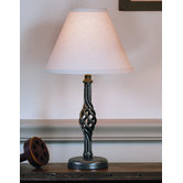Twist Basket 16.5" One Light Table Lamp