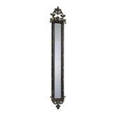 Entry Mirror with Verde Accents in Rust