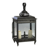 Iron and Glass Classic Candle Lantern