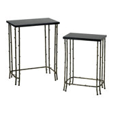 Bamboo 2 Piece Nesting Tables