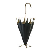 Umbrella Holder in Gold and Black