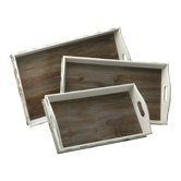 Alder Nesting Rectangular Serving Tray