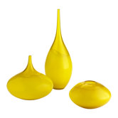Large Moonbeam Vase in Yellow