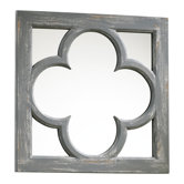Ashwell Mirror in Distressed Gray