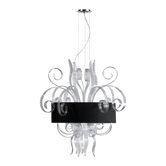 Jellyfish Cyan Drum Pendant