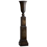 Madison Torchiere Lamp in Heritage Gold Leaf