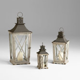 Iron and Wood Cornwall Lanterns