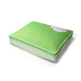 Utopian What Dogs Dream Rectangular Dog Bed in Lawn Green / White