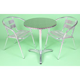 Garden Stainless Steel Table Set