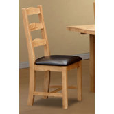 Midway Dining Chair with Faux Leather Seat