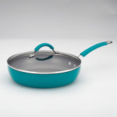 Aluminum 11" Covered Deep Skillet