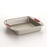 Gourmet Bakeware Square Cake Pan with Silicone Grips