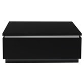 Couchtisch "Electra 38" in Schwarz lackiert