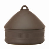 Flamestone Brown 2-Qt. Round Casserole
