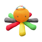 Stripes and Brights Scraptopus Toy in Multi Color