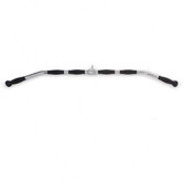 48" Chrome Lat Bar with Urethane Ergo Grip Revolving
