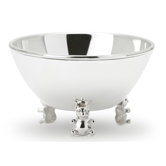 Teddy Sterling Silver Baby Bowl