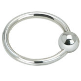 Single Ring Sterling Silver Baby Teether