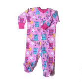 Organic Starry Night Owls Footie
