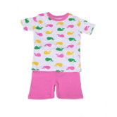 Organic Whales Pajama Short Set