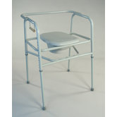 Standard Tall Heavy Duty Commode in Dove Gray
