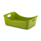 Bubble and Brown Rectangular Lasagna Pan