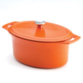 Cast Iron 6.5-Quart Covered Oval Casserole