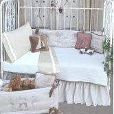 French Farmhouse 'Mille' Full Nursery Three Piece Toddler Bedding Set
