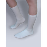 Sportsline 15-20 mmHg Crew Length Closed Toe Sock