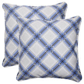 Pretty Edge Corded Throw Pillow (Set of 2)