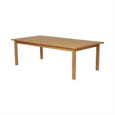 Monaco Teak Dining Table with Hole