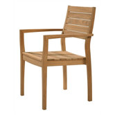 Horizon Teak Stacking Lounge Chair