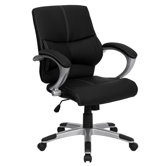 Leather Office Executive Chair with Stitching