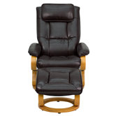 Contemporary Recliner and Ottoman