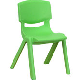 10.5" Plastic Stackable Classroom Chair