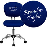 Mid-Back Mesh Embroidered Task Chair