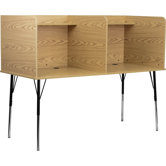 Double Wide Study Carrel Desk