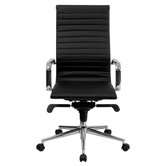 High-Back Upholstered Leather Executive Office Chair