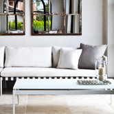 Pier Left Arm Deep Seating Sofa with Cushions